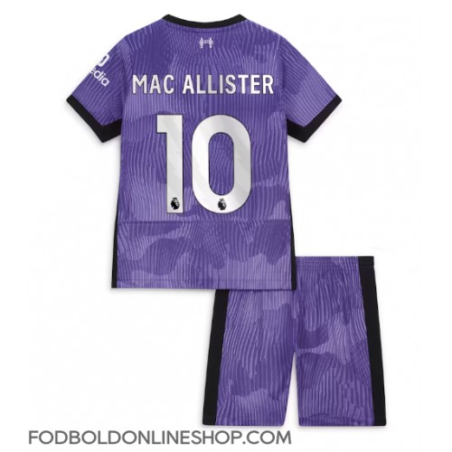 Liverpool Alexis Mac Allister #10 Tredje trøje Børn 2023-24 Kortærmet (+ Korte bukser)